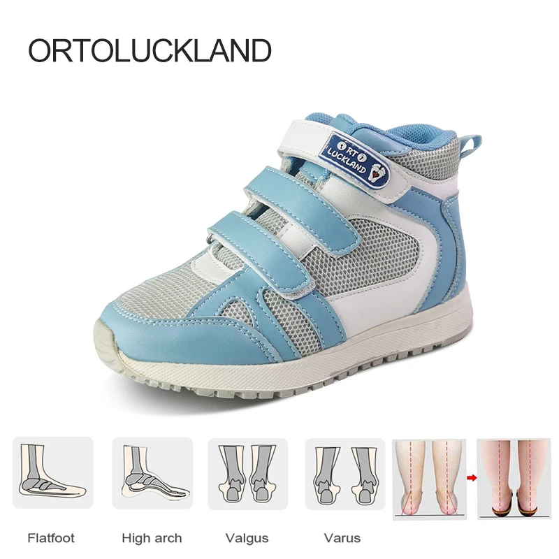 Luxury Brands 2023 Blue Pink Mesh Leather Orthopedic Boots F