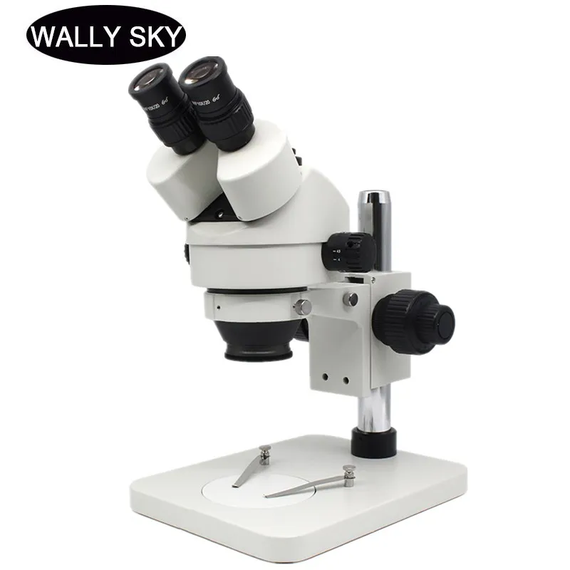 Стерео микроскоп с зумом 7X-45X промышленный грубой тонкой фокусировкой для пайки