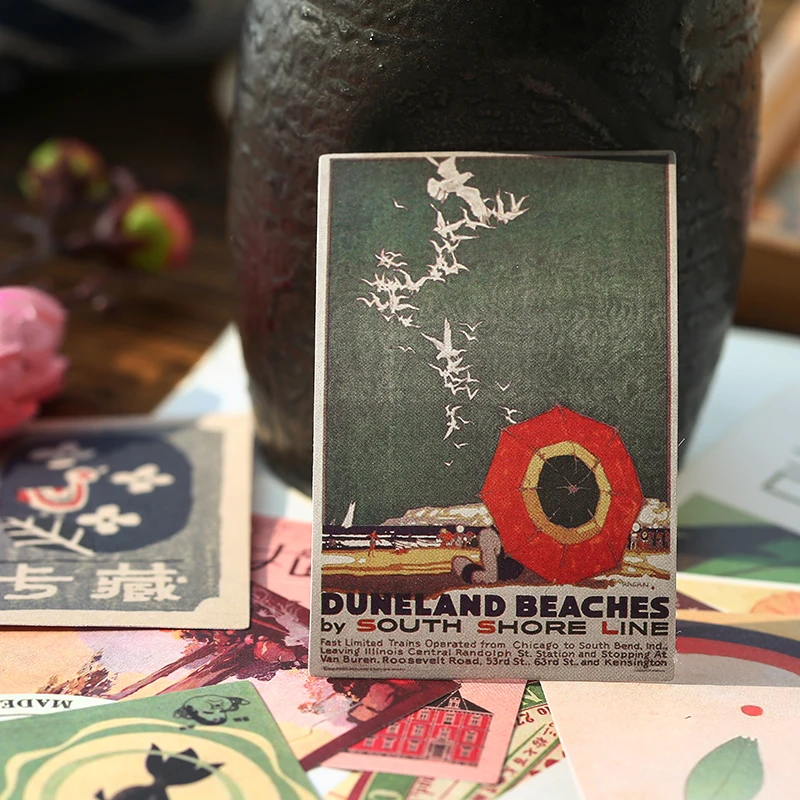 20 pcs retro ins cute japanese style hand account stickers aesthetic bullet journaling accessories phone case decorative sticker free global shipping