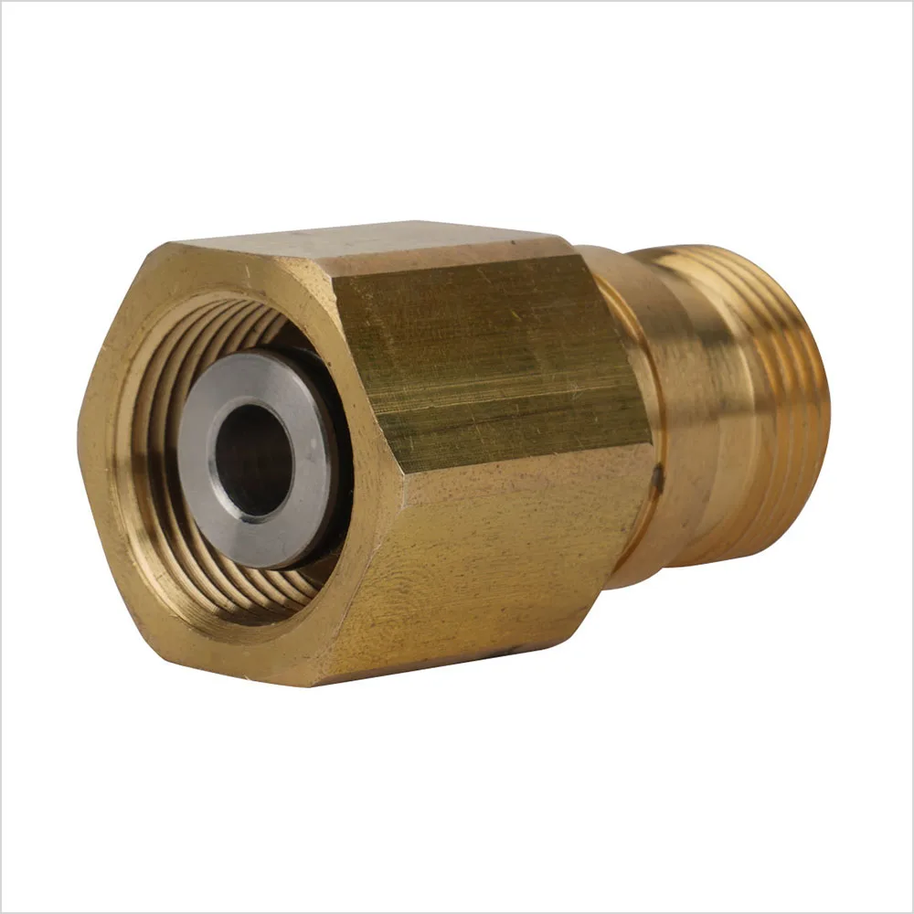 Адаптер для стиральной машины для сопла Easy Lock Male-M22* 1,5 14 мм Female с вставкой из нержавеющей стали(такой же, как и