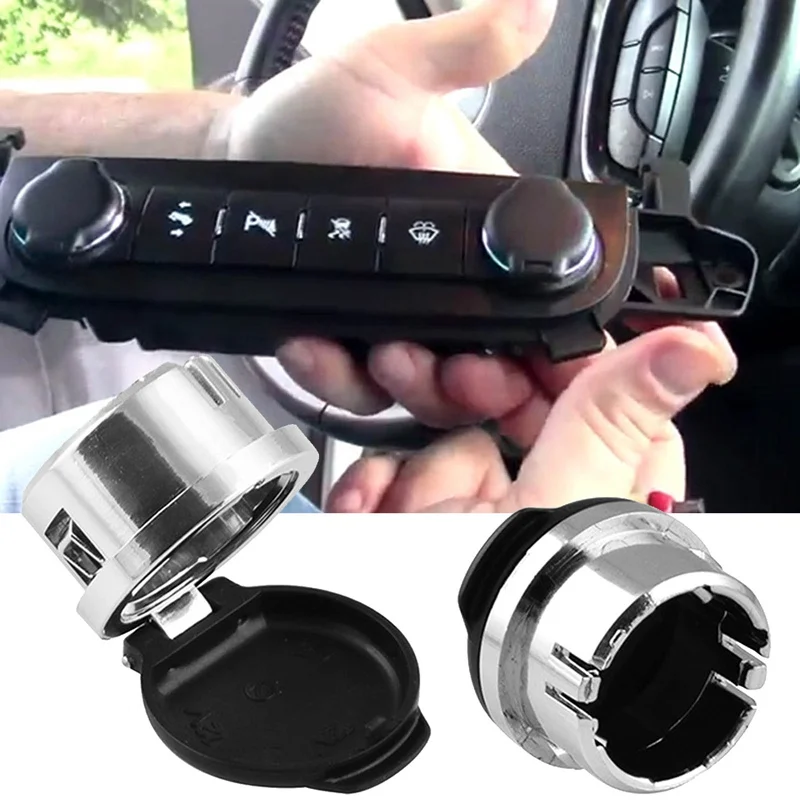 

1 Piece 12V Power Socket Cap For Chevrolet Silverado Suburban Tahoe 2007-2013 Dash Power Outlet Cover DropShip