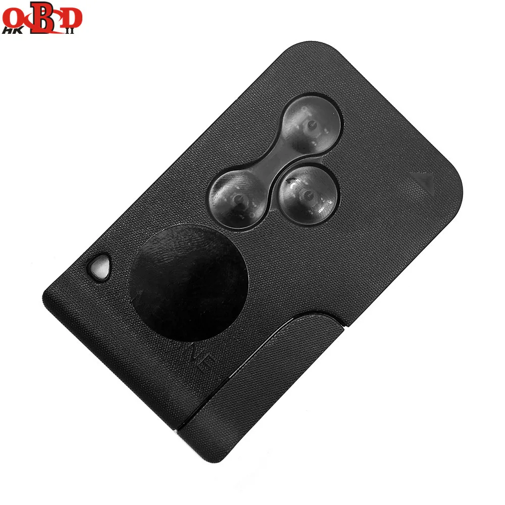 HKOBDII 3 кнопочная дистанционная карта умный Автомобильный ключ для Renault Megane II Grand