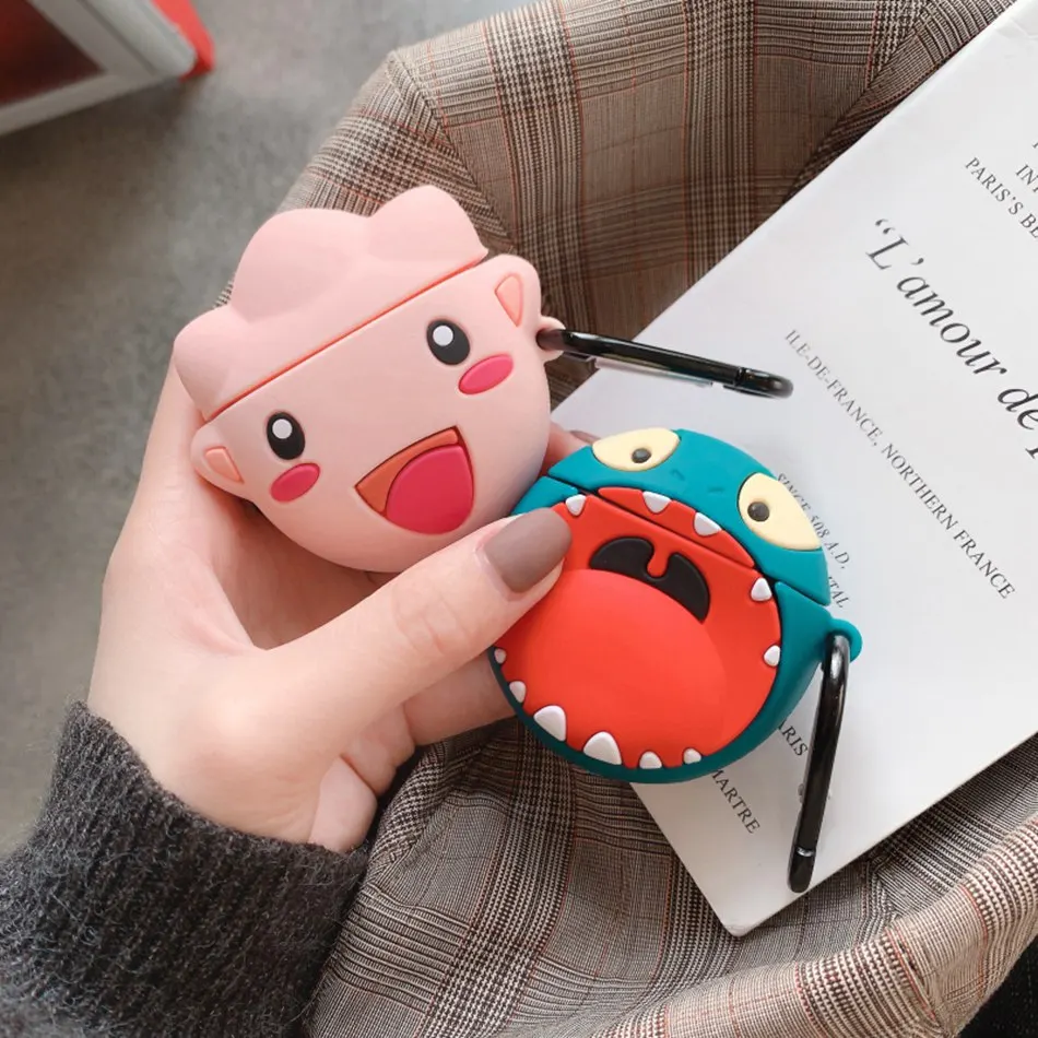 Чехол для наушников Airpods силиконовый мультяшный милый чехол Air Pods Apple Earpods