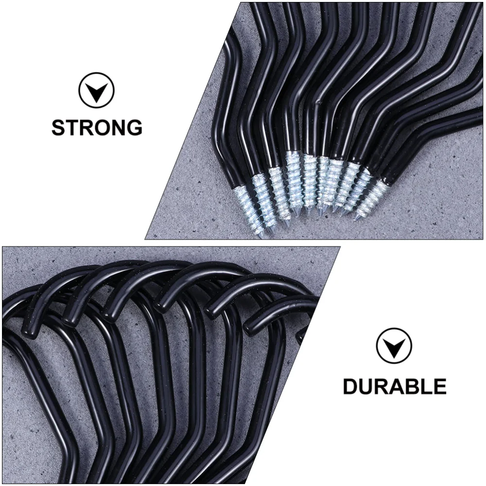 

10 Sets Ceiling Storage Hangers Wall Bike Hooks Shed Garage Garden Hook