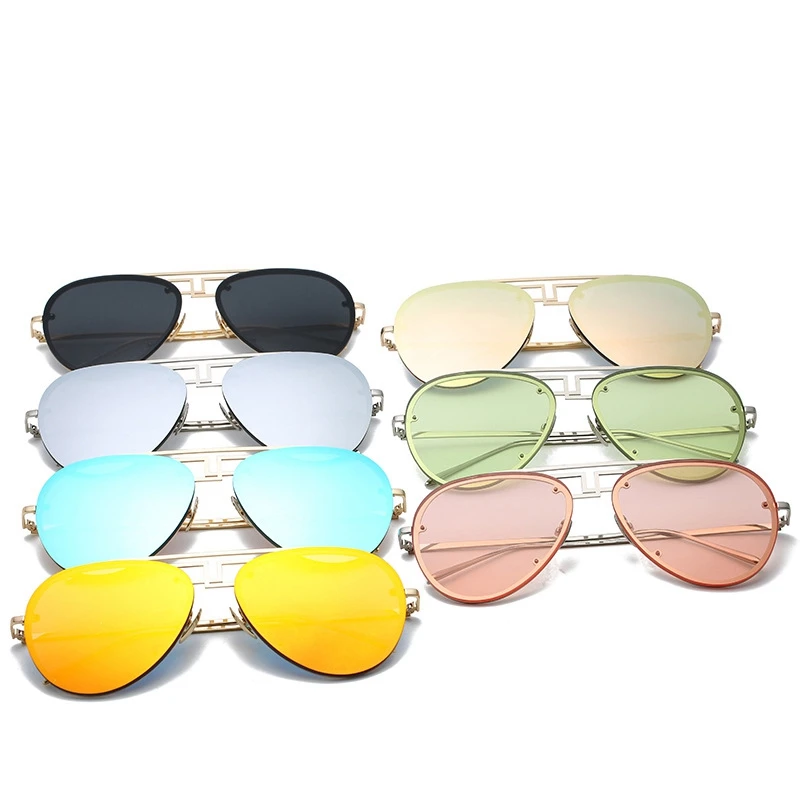 Роскошные Винтажные Солнцезащитные очки кошачий глаз авиаторы мужские 2018