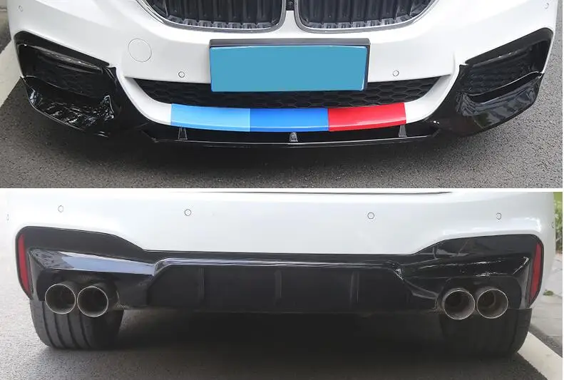Задний спойлер для BMW G30 G38 2019 2020 M5 520 525liABS задний передний бампер диффузор защитные