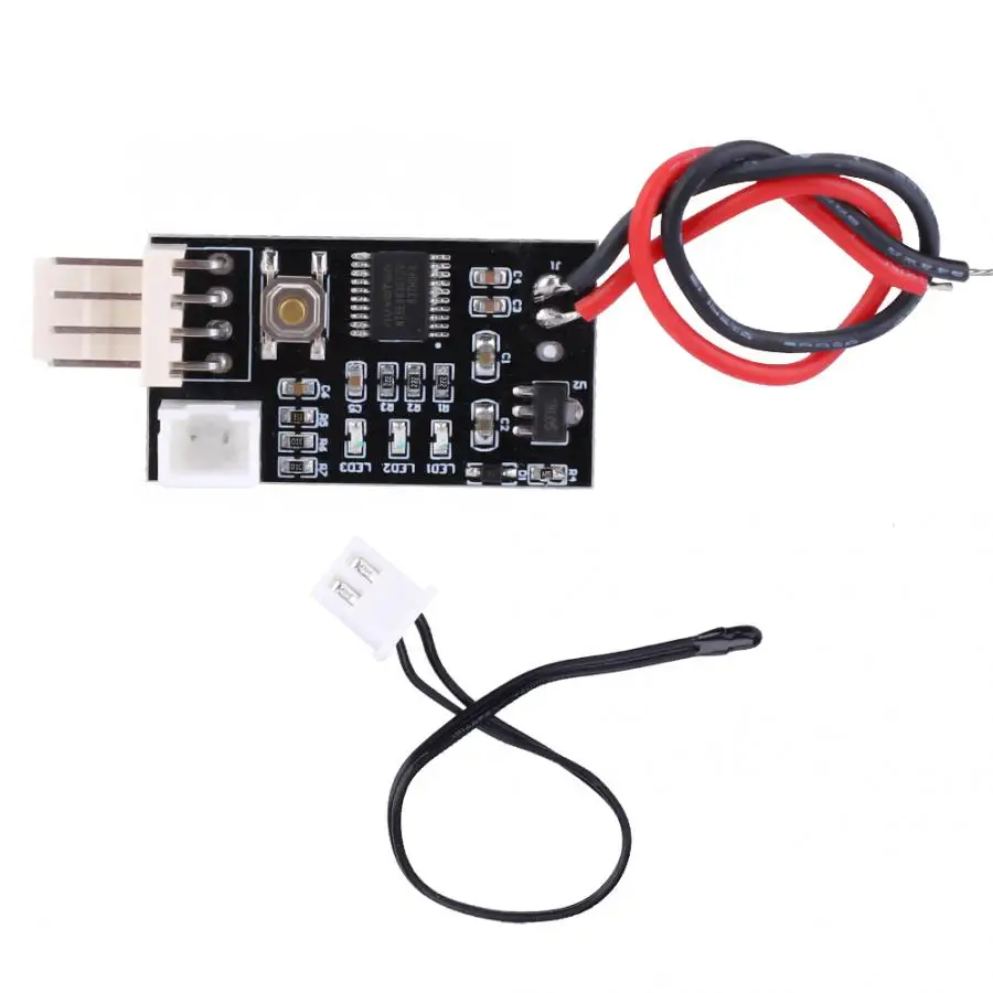 VHM 802 DC 12V PWM 4 проводной вентилятор Температура Скорость Управление Переключатель