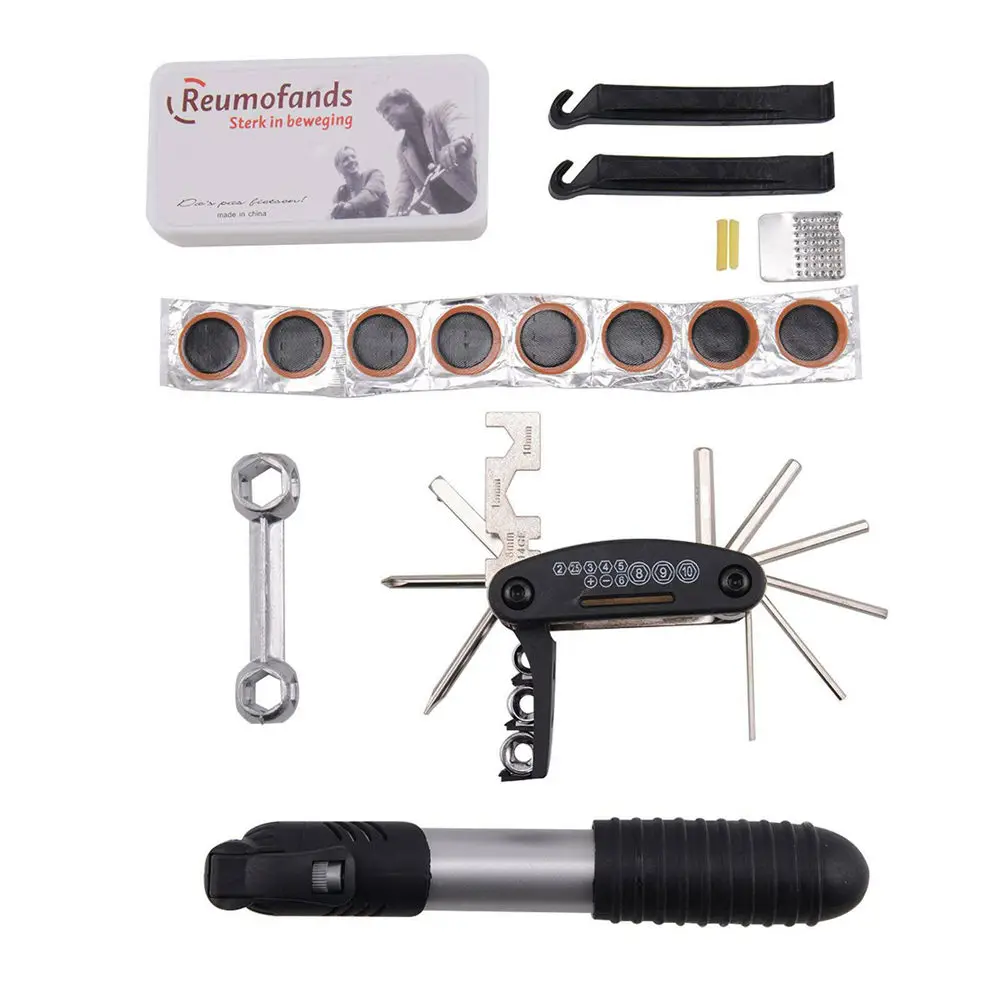 16 in1 инструмент для ремонта велосипедов водонепроницаемый портативный шины