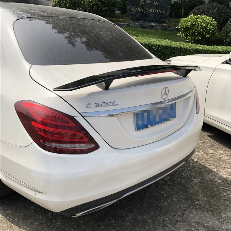 Спойлер для Benz W205 2015-2018 C180 C200 C260 C TF спойлер из АБС-материала заднего крыла