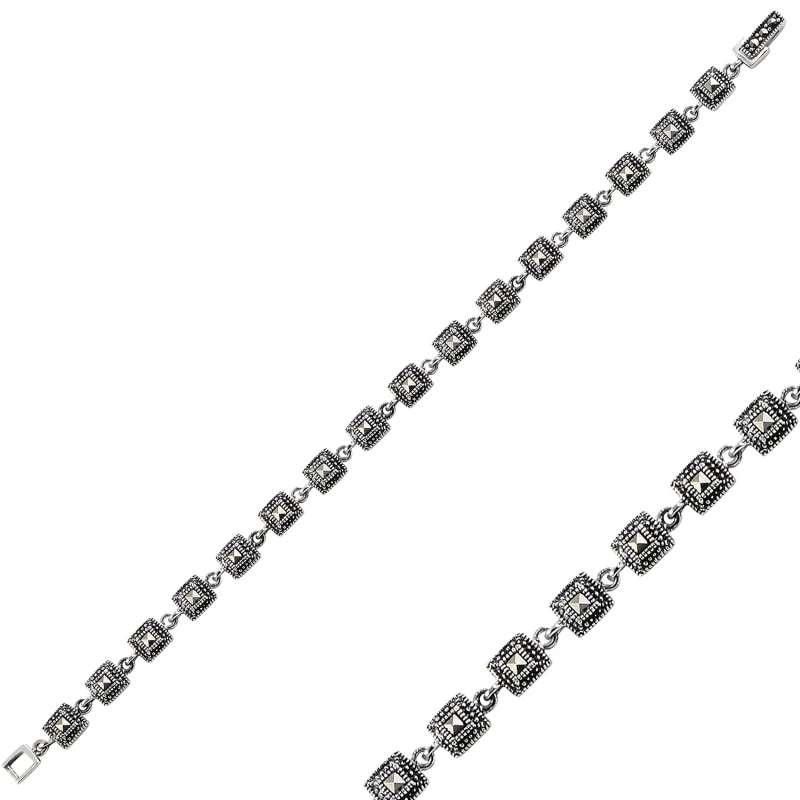 

Silverlina Silver Marcasite Sterling Bracelet