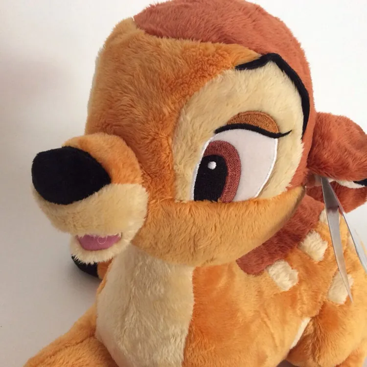 Mu&ntilde;eco de peluche de dibujos animados de Bambi, juguete suave de 30/40/55cm para regalo de Navidad-3