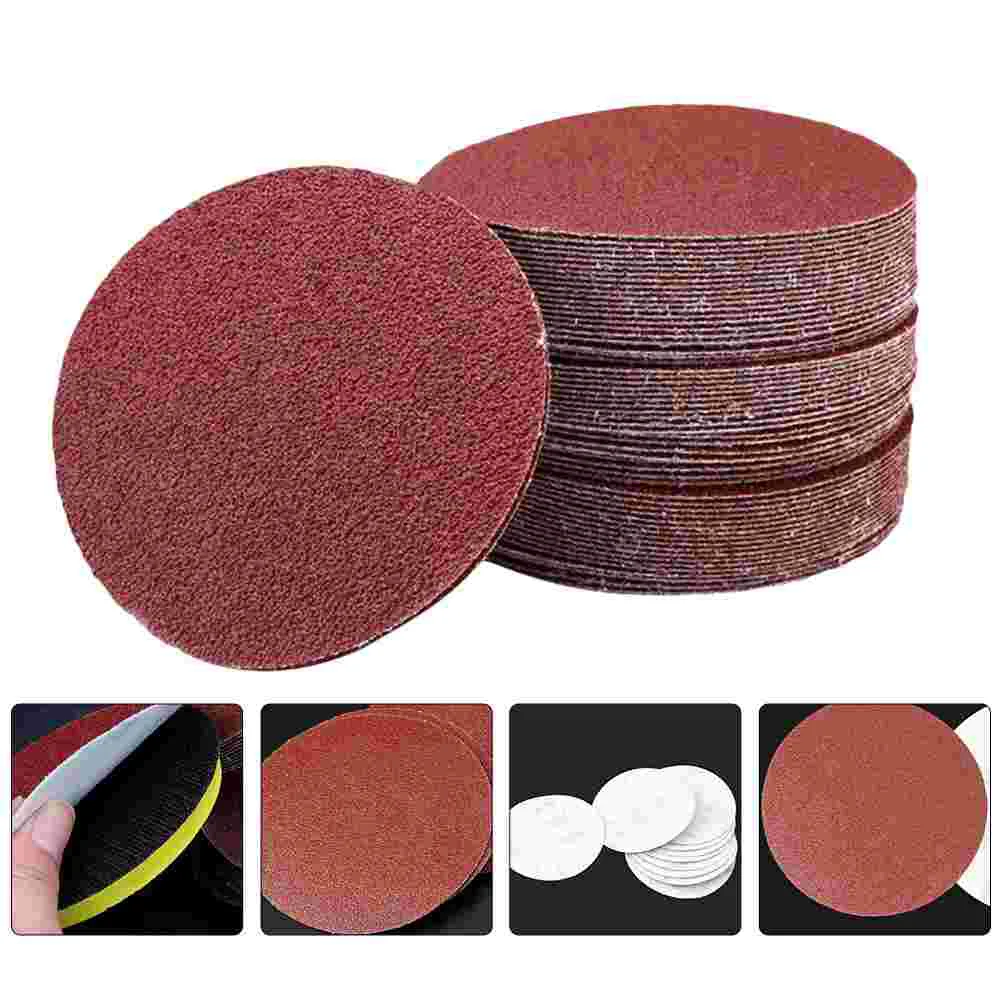 

100 Pcs Round Sanding Discs Sandpaper Wood Grinding Sander Sheets Supply