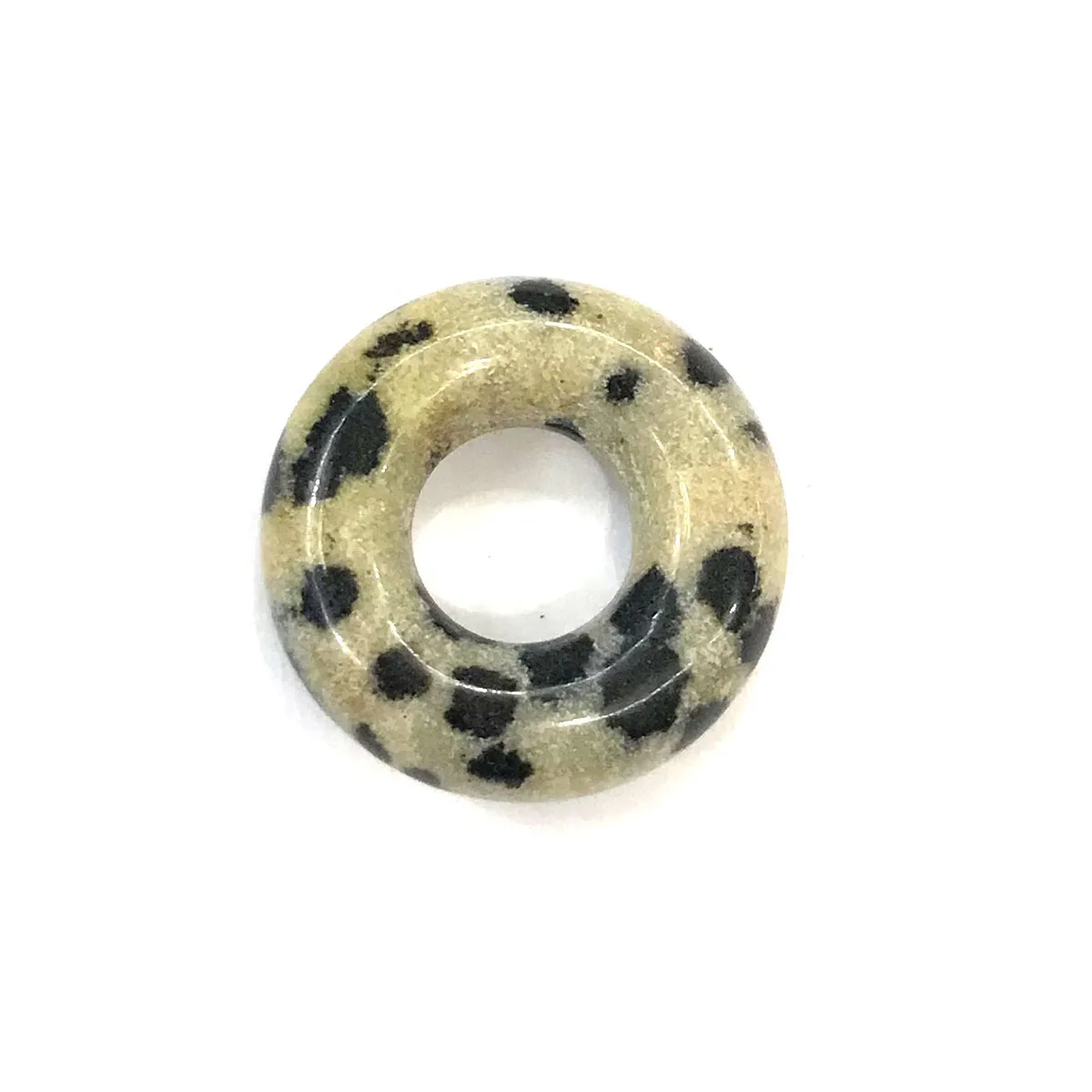 

Round Ring Blue Sand Stones Pendant Reiki Healing Semi-precious Stone Amulet DIY Jewelry Natural Stone Charms Size 15x15mm