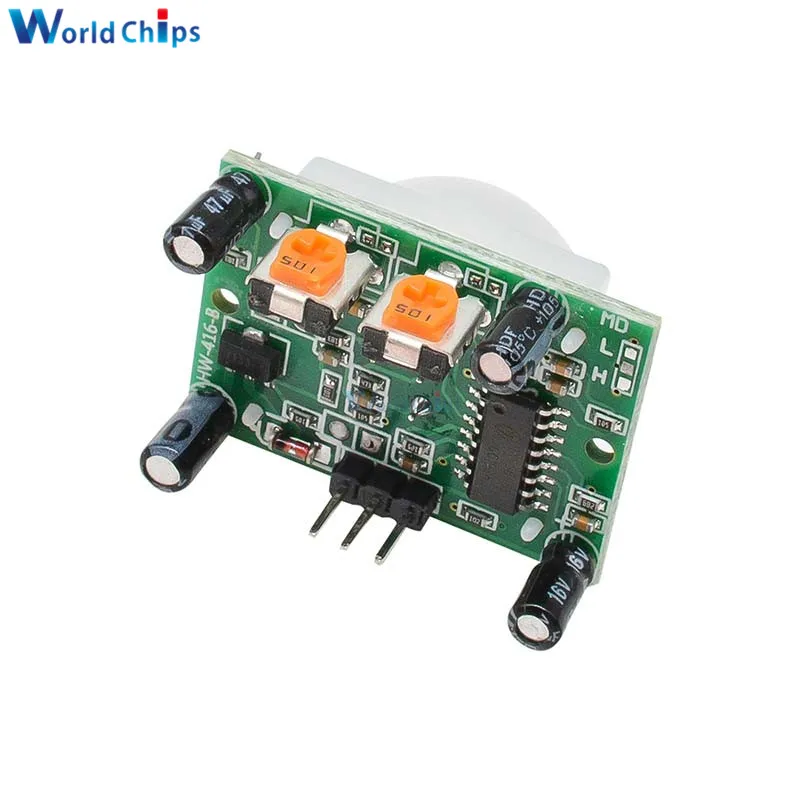 HC SR501 модуль датчика тела Регулировка ИК пироэлектрический инфракрасный PIR