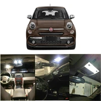 14pc car interior led kit for 2020 fiat 500l license plate light vanity mirror bulb trunk courtesy dome light