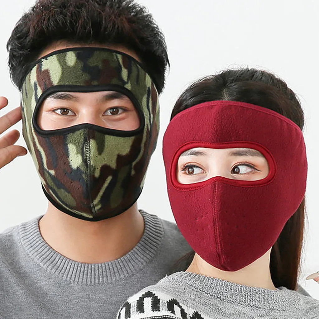 Велосипедная маска для лица мужчин и женщин Лыжная Маска Шапочка вязаная зимняя