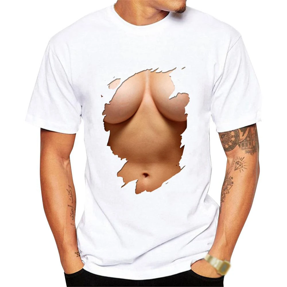 Футболка с индивидуальным дизайном для мужчин и женщин Белый свитшот коротким