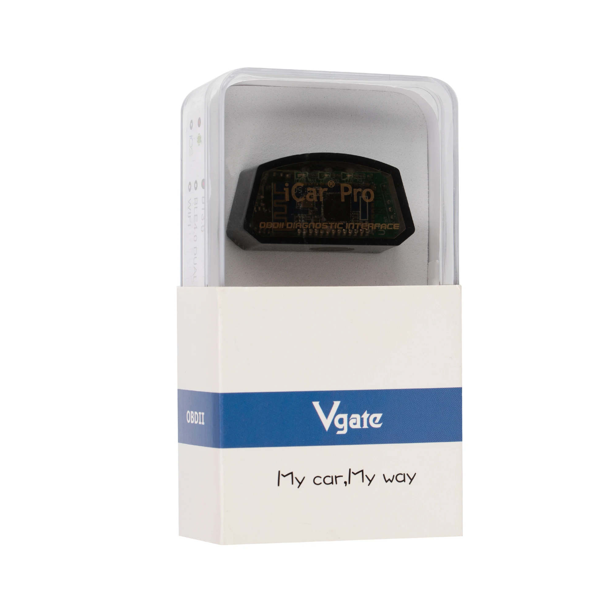 Считыватель кодов Vgate iCar pro ELM327 устройство для чтения с Bluetooth/Wi Fi подходит Android и IOS