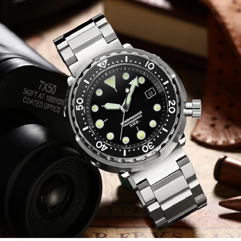 Лидирующий Бренд Rolexable 300 м водонепроницаемые мужские часы для дайвинга