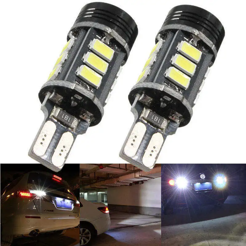 

Xenon White No Error Canbus T15 W16W 5630 COB 15-LED Backup Reverse Light