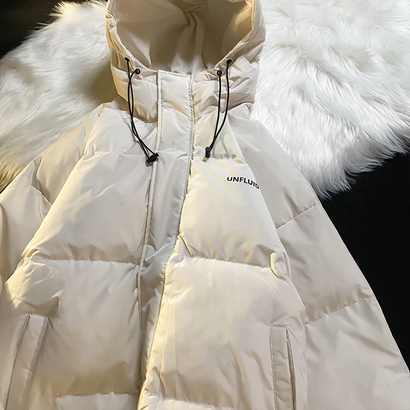 

INXYZ 2021 Autumn Winter Fashion Cotton Coat For Men And Women Couples Solid Color Oversize Thick Coat Warm Top