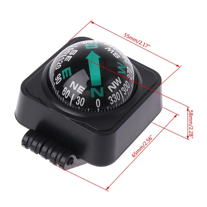 

New Auto Vehicle Navigating Car Compass Ball Adjustable