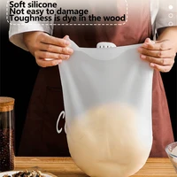 silicone kneading dough bag food grade nonstick flour mixer bag reusable cooking for bread cake pastry pizza kitchen tools