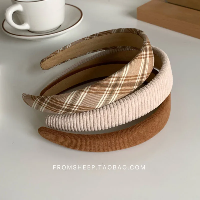 

Wide-brimmed fabric autumn/winter hairband women wild go out Korea sweet headband press hair hairband headband hair accessories