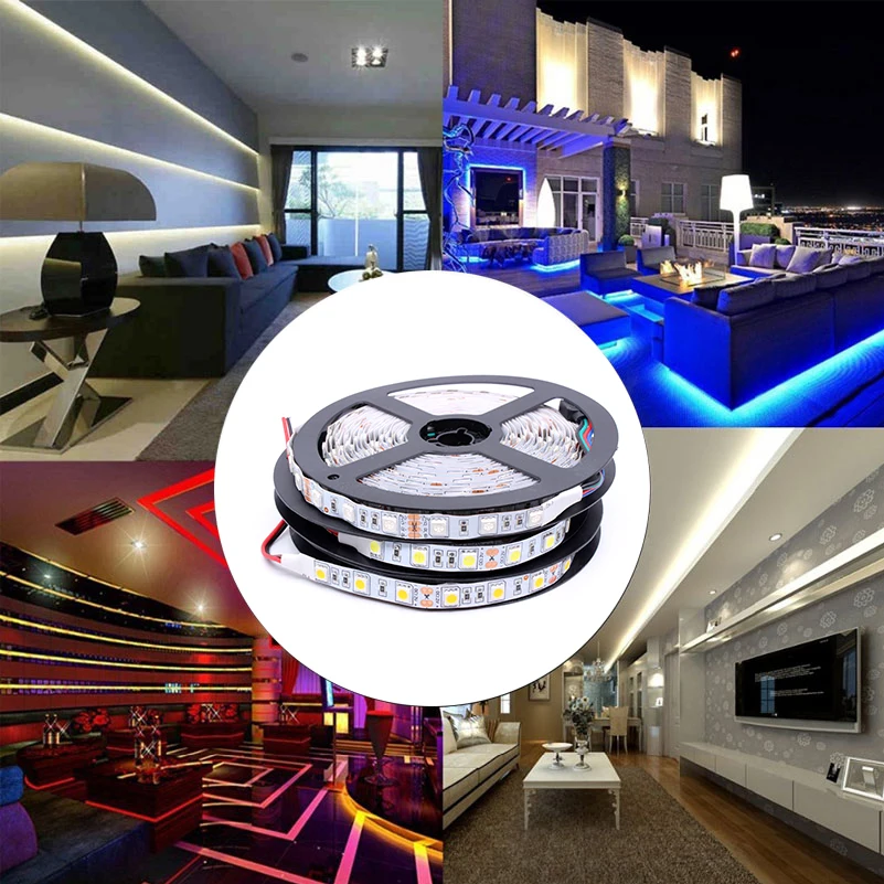 Светодиодная лента 1 5 м 2835SMD 12 в пост. Тока гибкий светодиодный светильник не