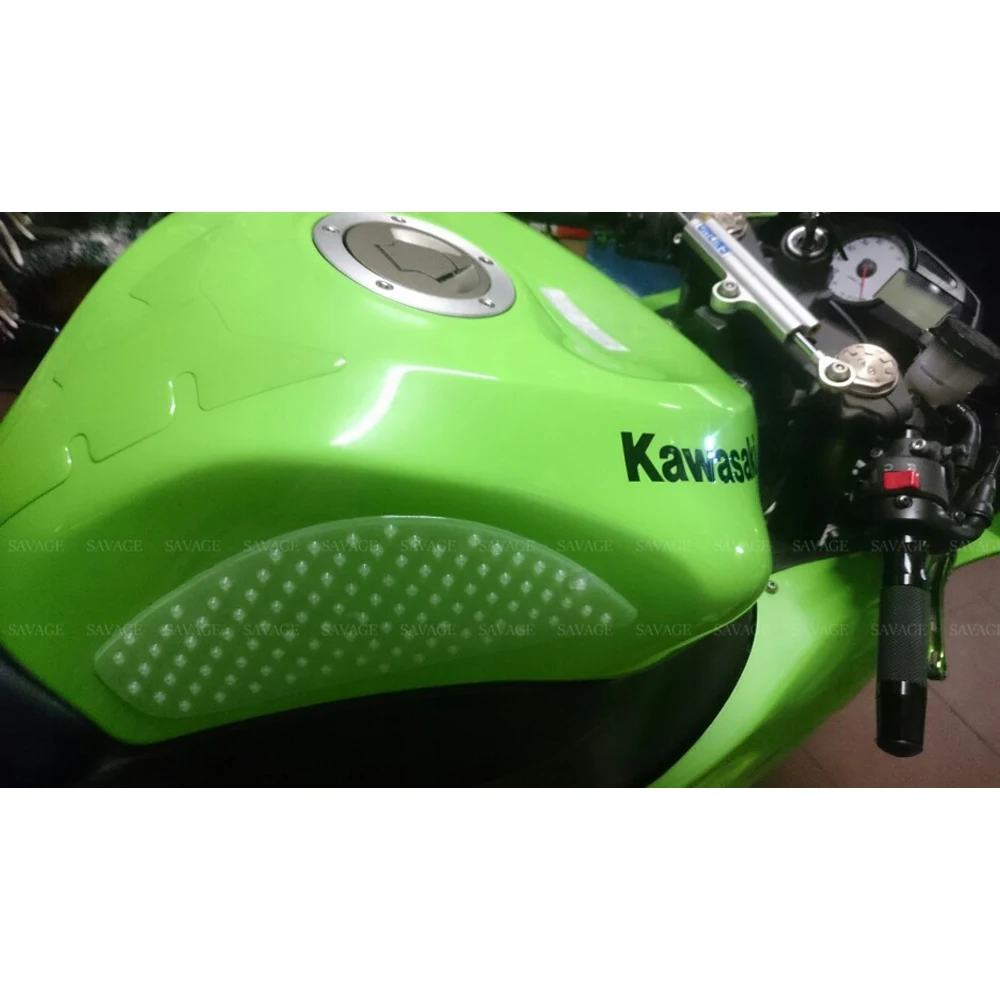 Тяговая накладка на бак для KAWASAKI ZX6R ZX10R 09-20/ NINJA 650 ER6N ER6F 12-16 боковая защита колено