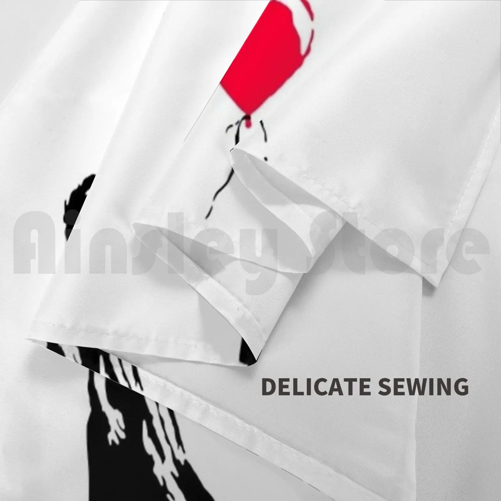 Гобелен Бэнкси девушка с воздушным шаром измельченный художественный трафарет