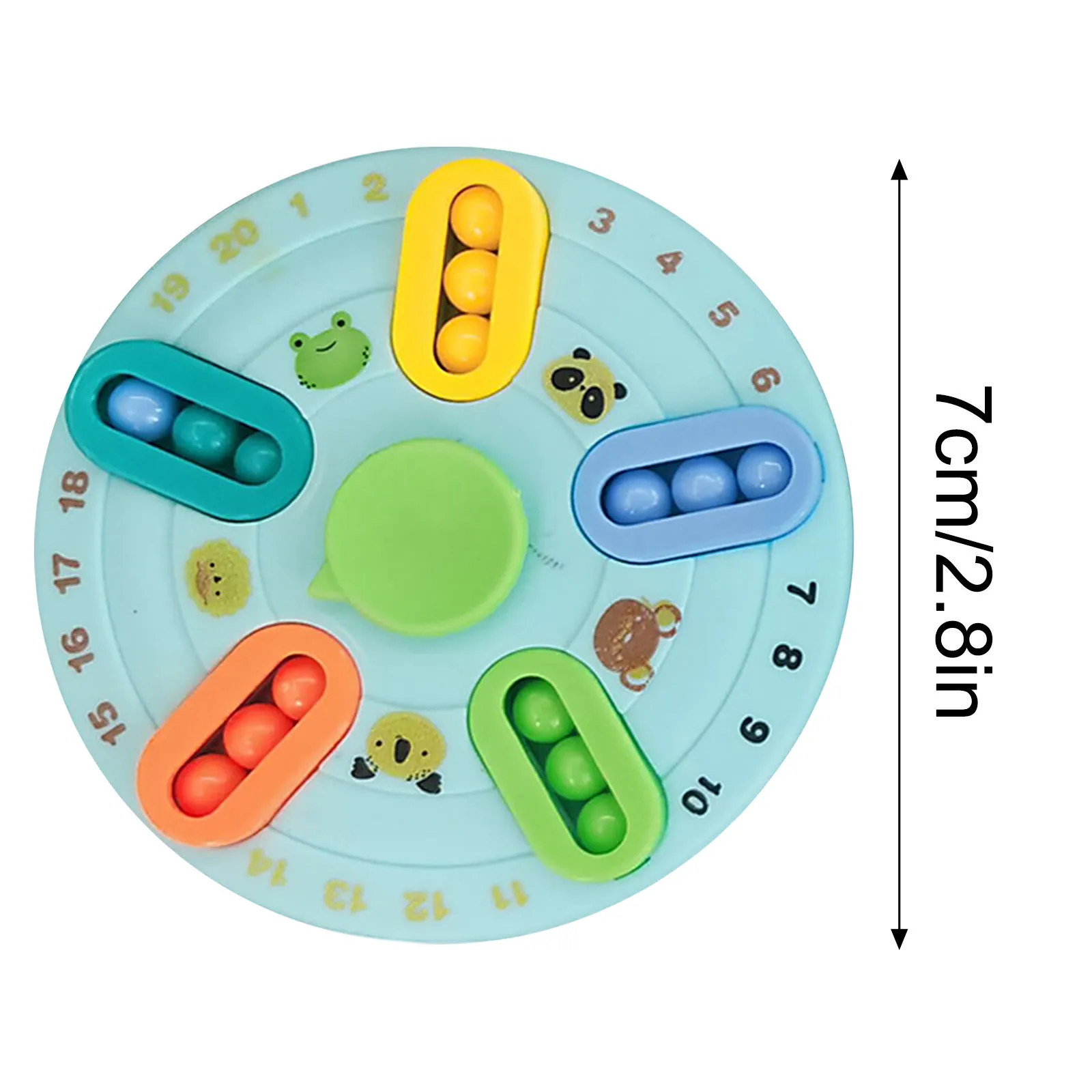 

Special-Shaped Double-Sided Decompression Square Rotating Puzzle Toys Fingertip Rotation Scroll Sheel Antistress Sensory Toys