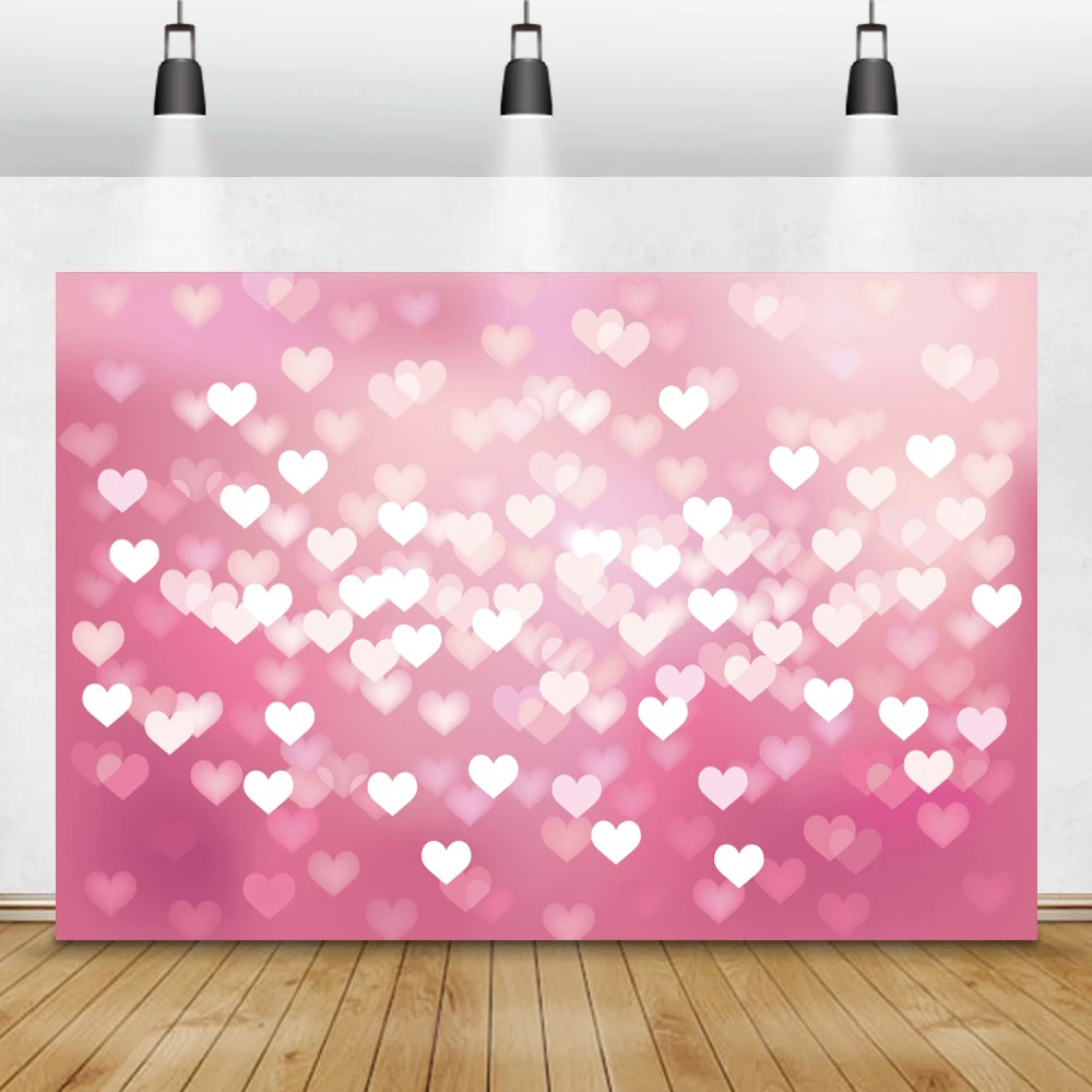 

Laeacco светильник боке розовые любовь сердца фотографии фоны фотографические фоны День Святого Валентина фотосессия для фотостудии