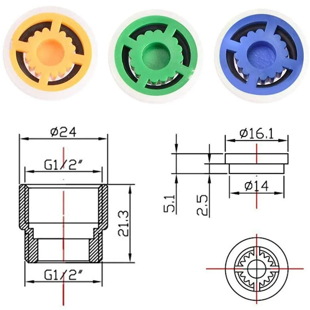 

1Pc Handheld Shower Water-Saving Mat For Shower Limiting The Pressure-Reducing Effect Constant Current Device Bathroom Supplies