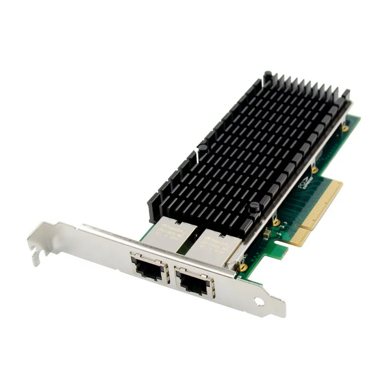 Сетевая карта PCIe X8 с двойным портом 10GbE RJ45 сетевая NIC PCIE 10 гигабитная Ethernet