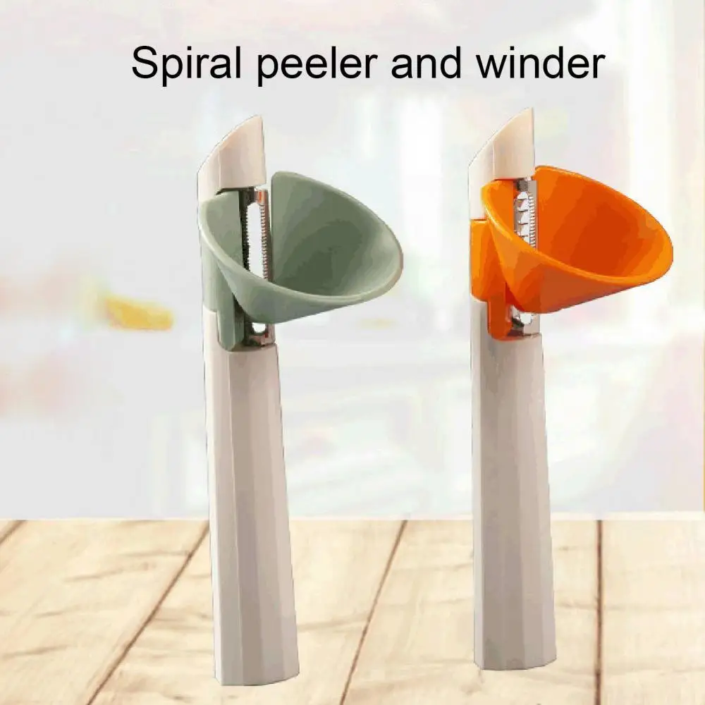 

Multifunction Fruit Vegetable Spiral Shredder Kitchen Tools Manual Potato Carrot Radish Peeler Rotary Grater
