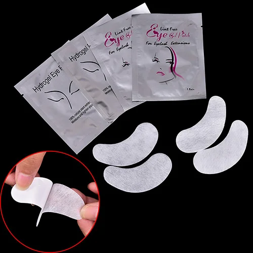 Накладки для глаз безворсовые бумажные накладки наращивания ресниц 5 парт/лот |