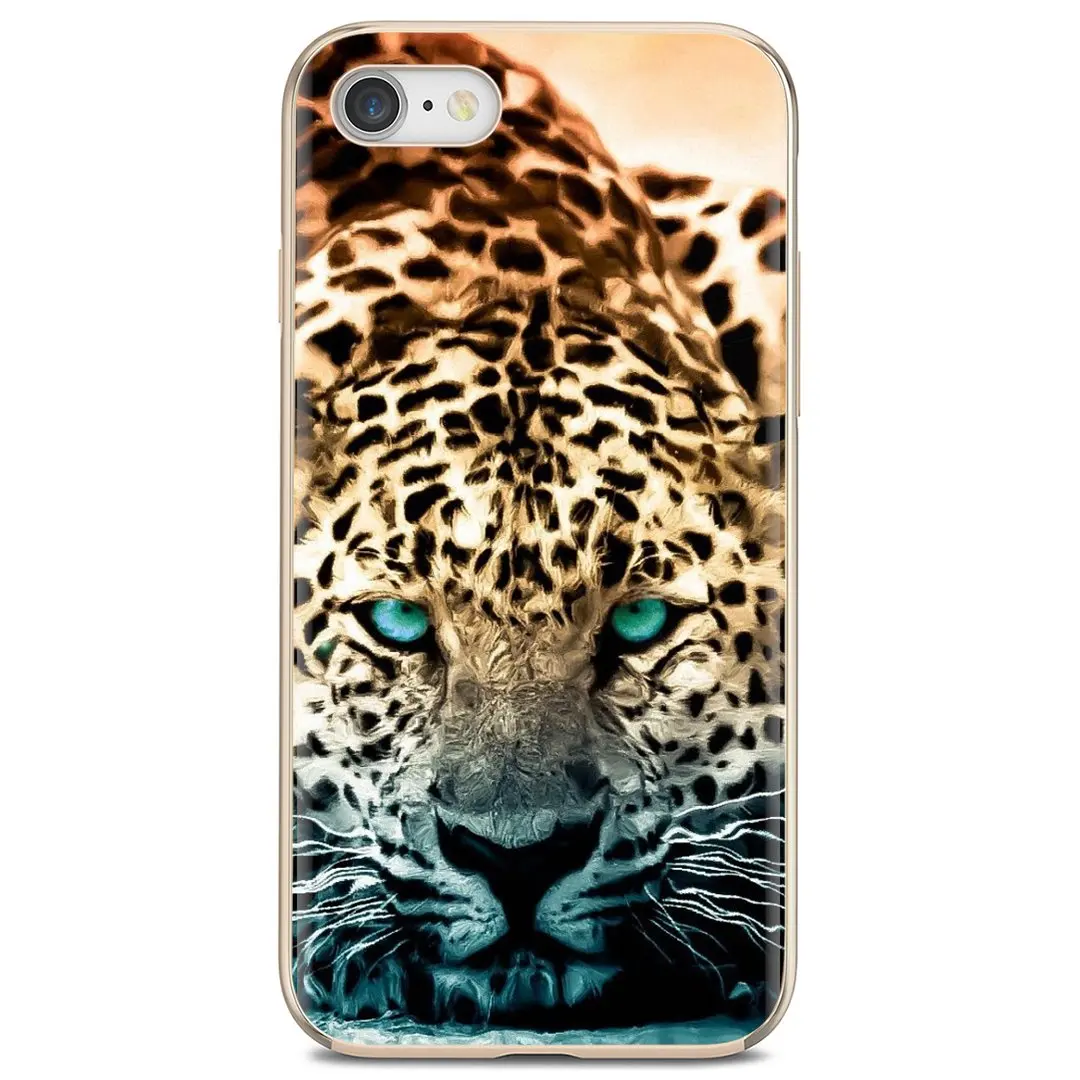 Чехол с принтом тигра леопарда акулы голодный для iPod Touch iPhone 10 11 12 Pro 4S SE 5C 6 6S 7 8 X XR XS