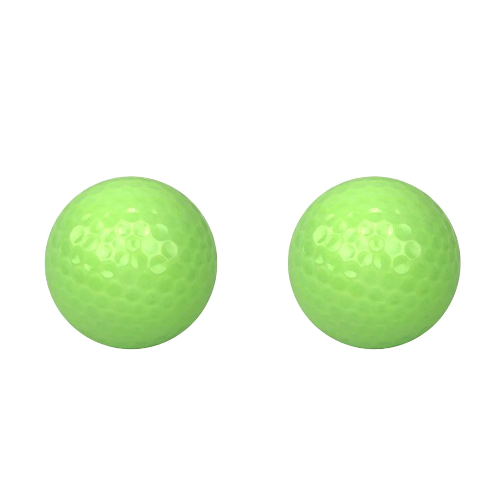 2 Pieces Professional Golf Luminous Balls For Dark Night Sports Practice Training | Спорт и развлечения
