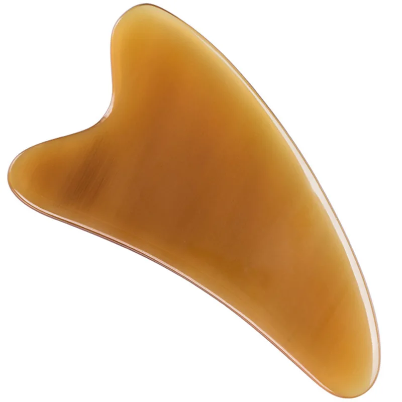 

Gouache Scraper Facial Massage Scraping Tool Ox Horn Guasha Board Body Acupoint Pressure Therapy Plate Beauty Health Care Scrape