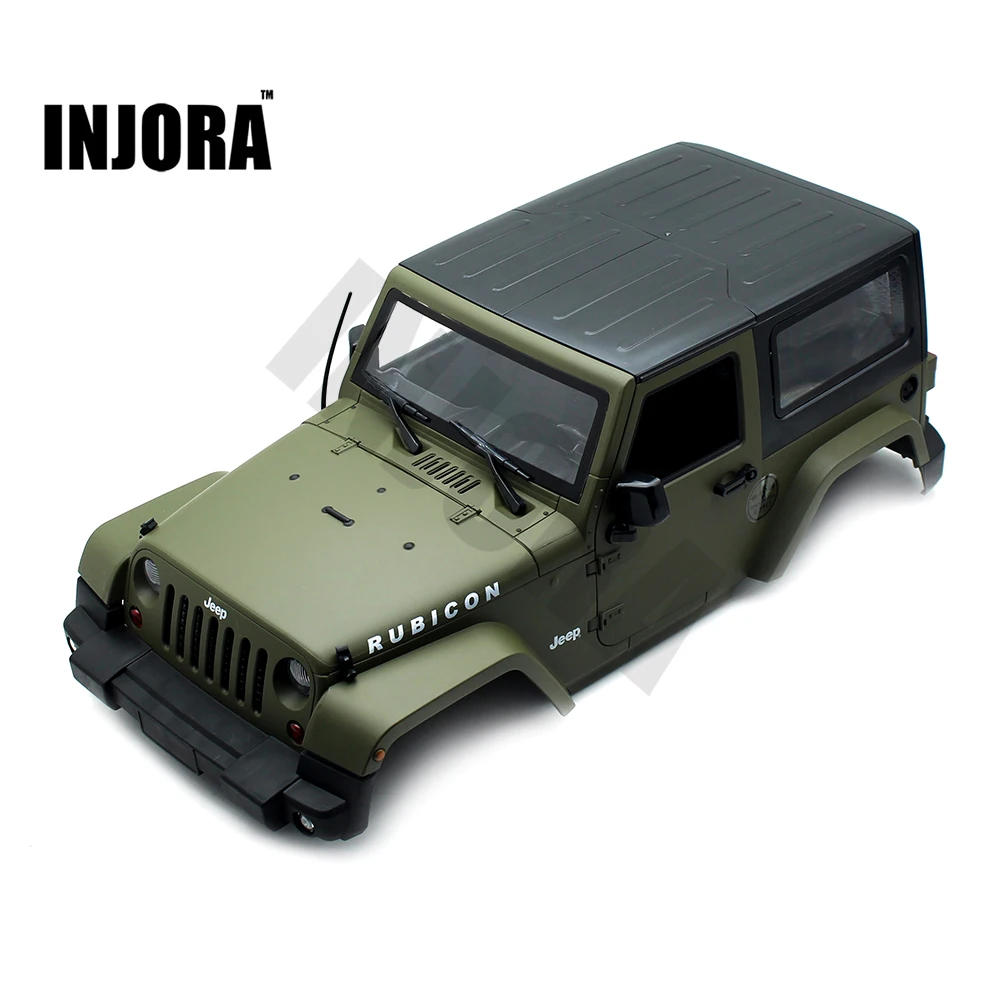 INJORA 270 мм Колесная база Жесткий Пластиковый корпус для 1/10 RC Гусеничный осевой SCX10