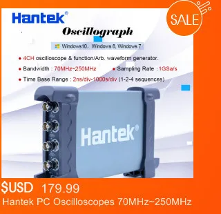 Hantek Bluetooth/USB Регистратор данных True RMS Напряжение Ток Сопротивление Емкость диод регистратор Поддержка ipad 365A/B/C/D/E/F