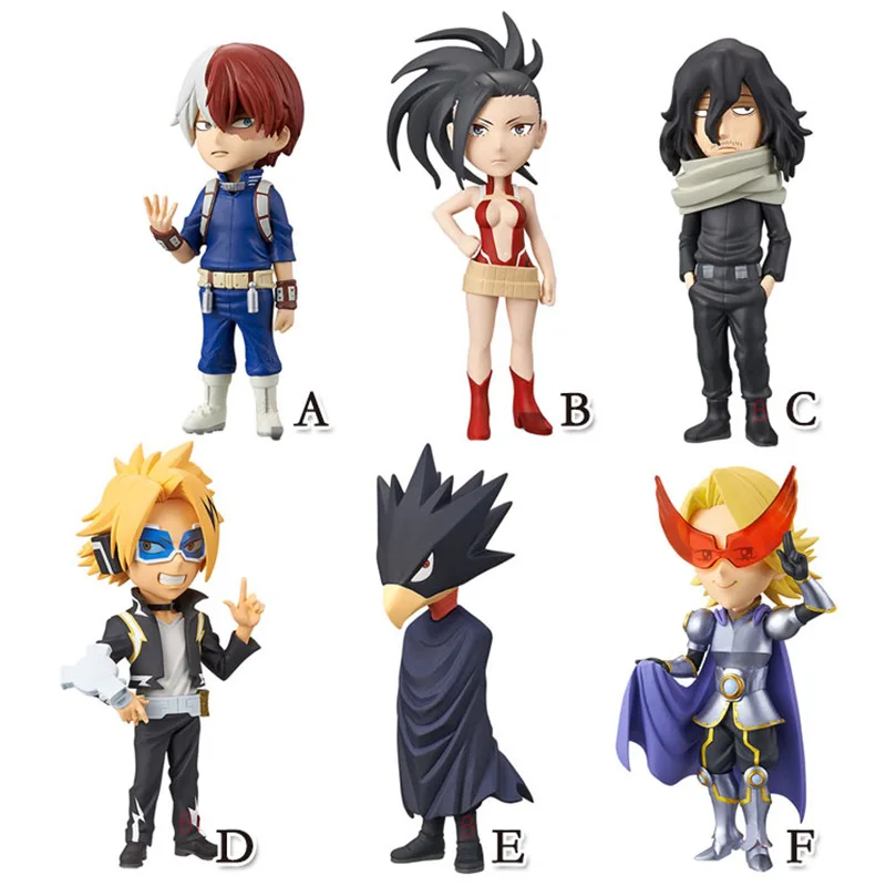 Anime My Hero Academia Figure Toy PVC Heroes Figurine Deku Bakugou Katsuki Todoroki Shouto Action Model Doll Random 1pcs