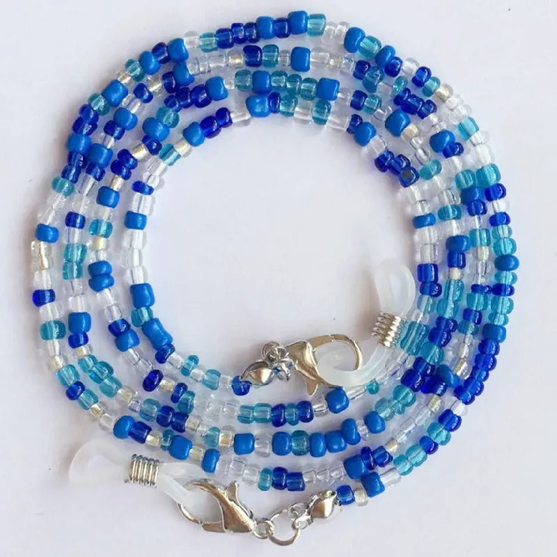 

Colorful Sunglasses Chain Glasses Spectacles Beads Decoration Vintage Chain Holder Cord Lanyard Necklace Eyewear Accessories
