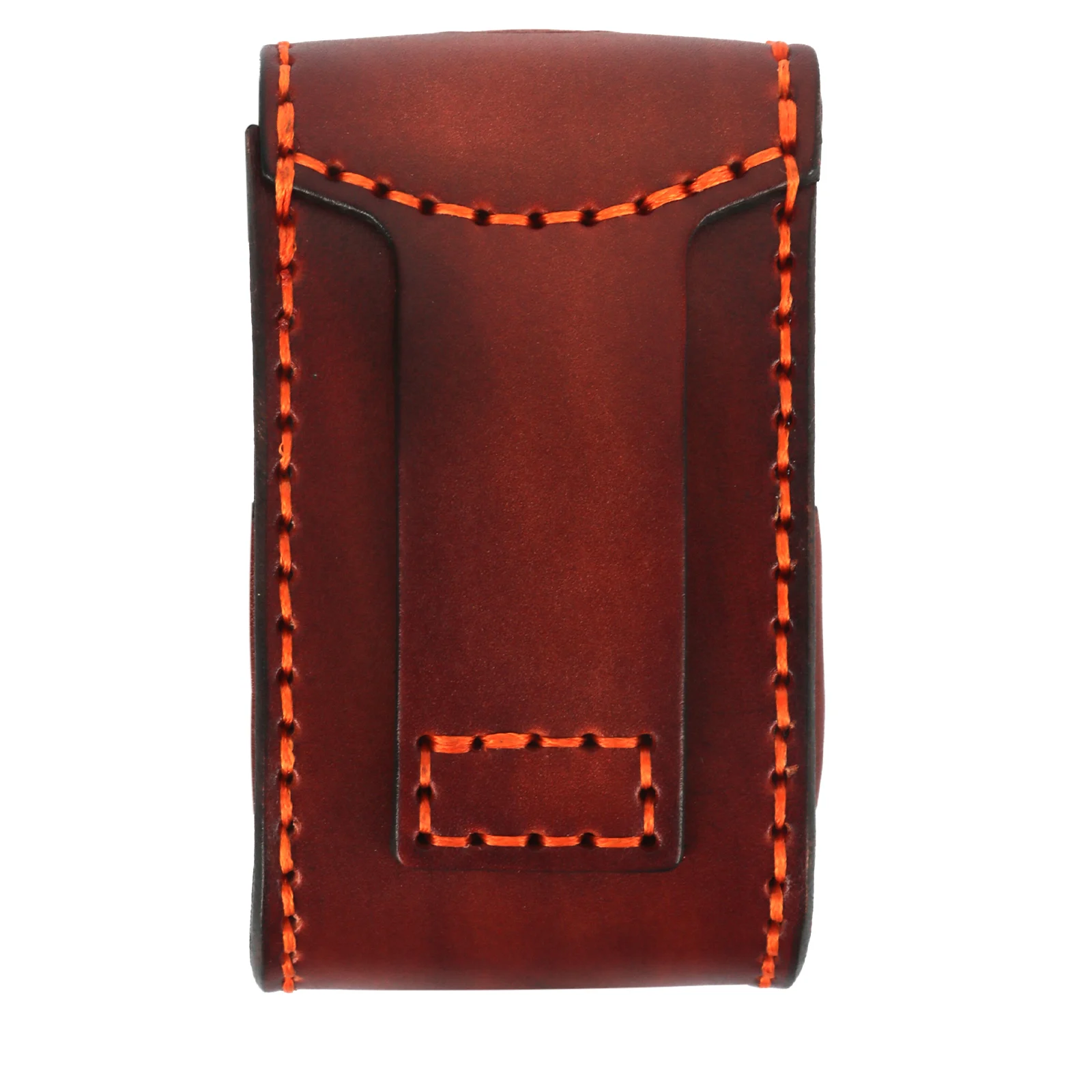 Tourbon Vintage Portable Golf Balls Tee Holder Storage 2 Balls Divot Tool Vegetable Leather Golf Pouch Carrier