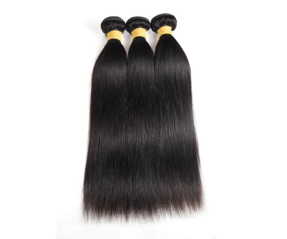 Ali queen hair 3 шт./партия индийские девственные волосы прямые натуральные кудрявые пучки волос натуральный цвет "~ 26" человеческие волосы для наращивания