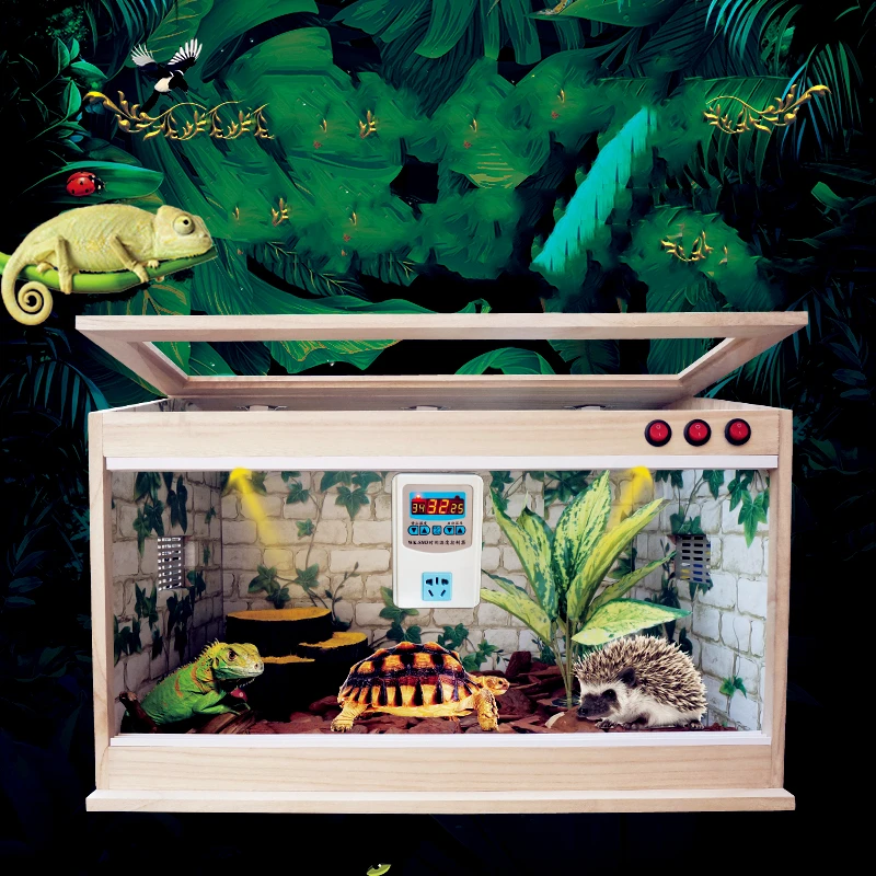 Согревающий изоляционный ящик для ящериц пауков дворцов жилых хомяков черепашек
