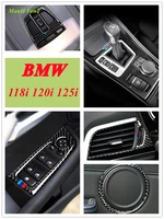 for bmw 118i 120i 125i 1 series sedan carbon fiber interior decoration 3d sticker gear air outlet window control cd door panel