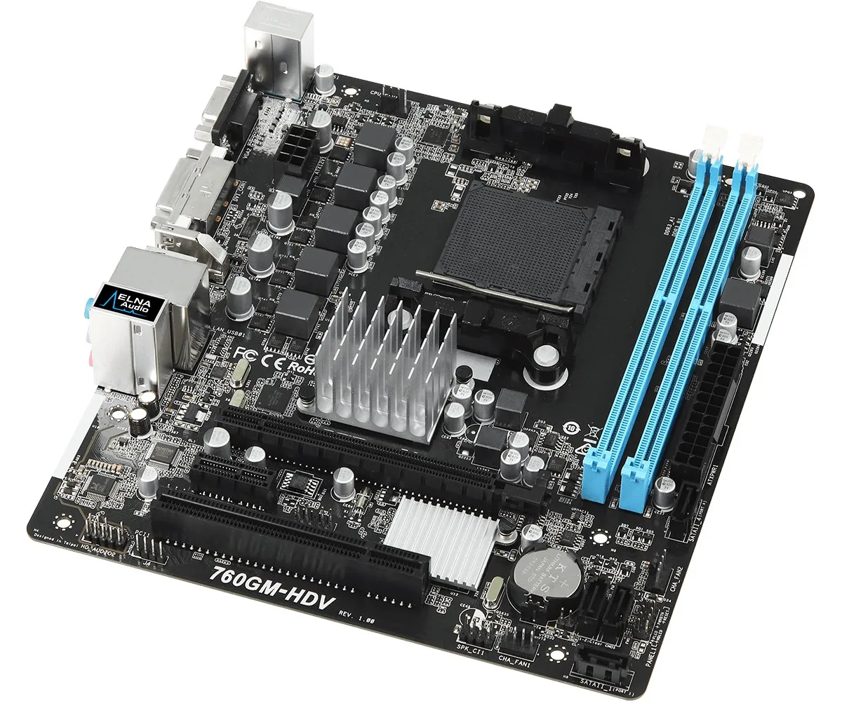 Материнская плата ASRock 760GM-HDV | Компьютеры и офис