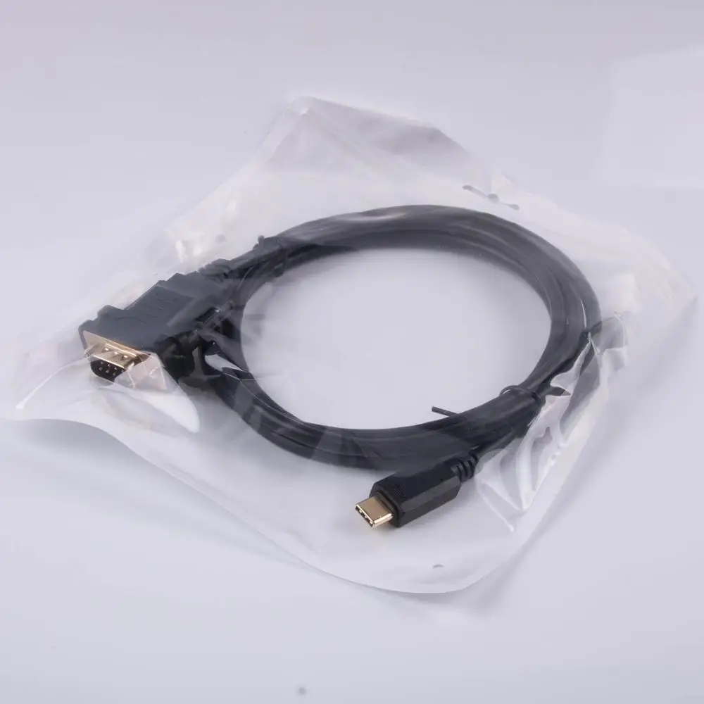 

USB C TYPE C to DB9 RS232 Serial Adapter Converter Cable With FTDI Chip 6ft Support Win10/8/7/XP/Android/Mac/Linux/Vista